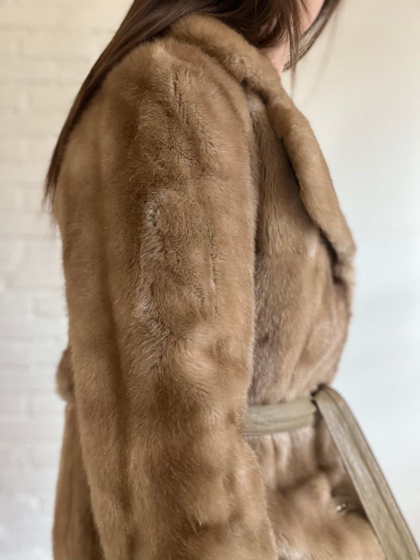 Vintage Faux Fur Jacket - S/M