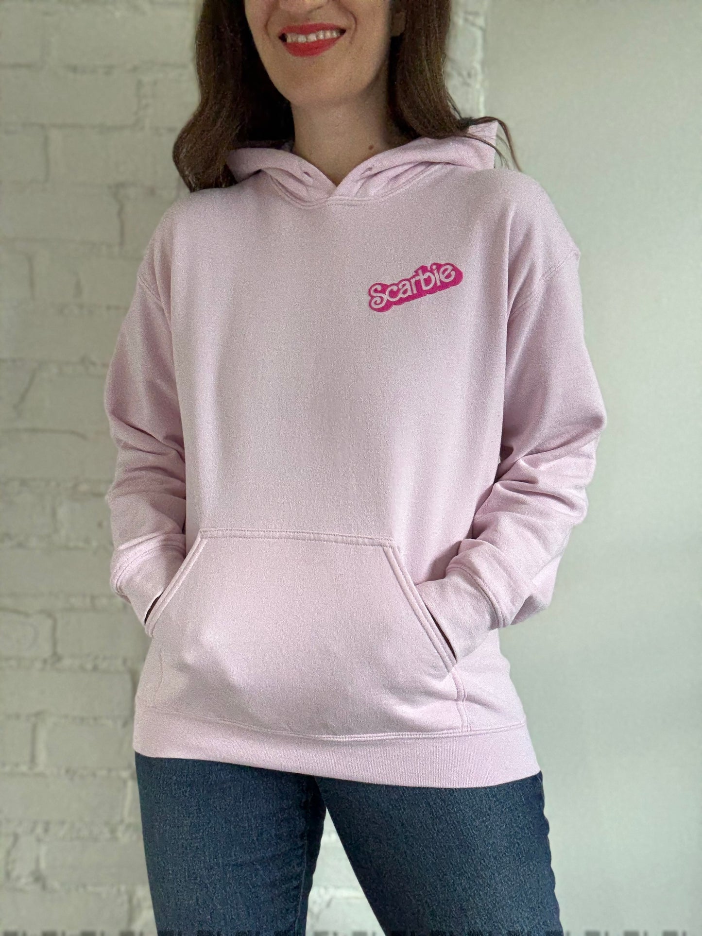 Scarbie Pink Hoodie - Size M