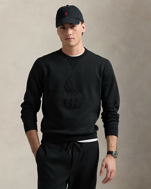Polo Pony Double-Knit Sweatshirt - Sz. L/XL
