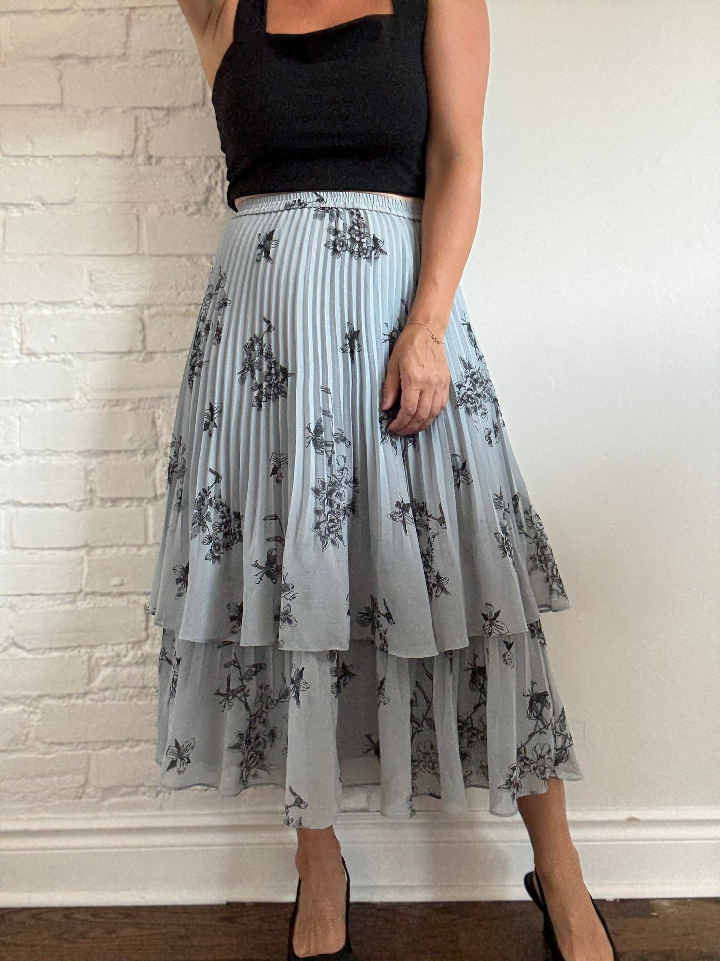 Club Monaco Pleated Skirt - Size S
