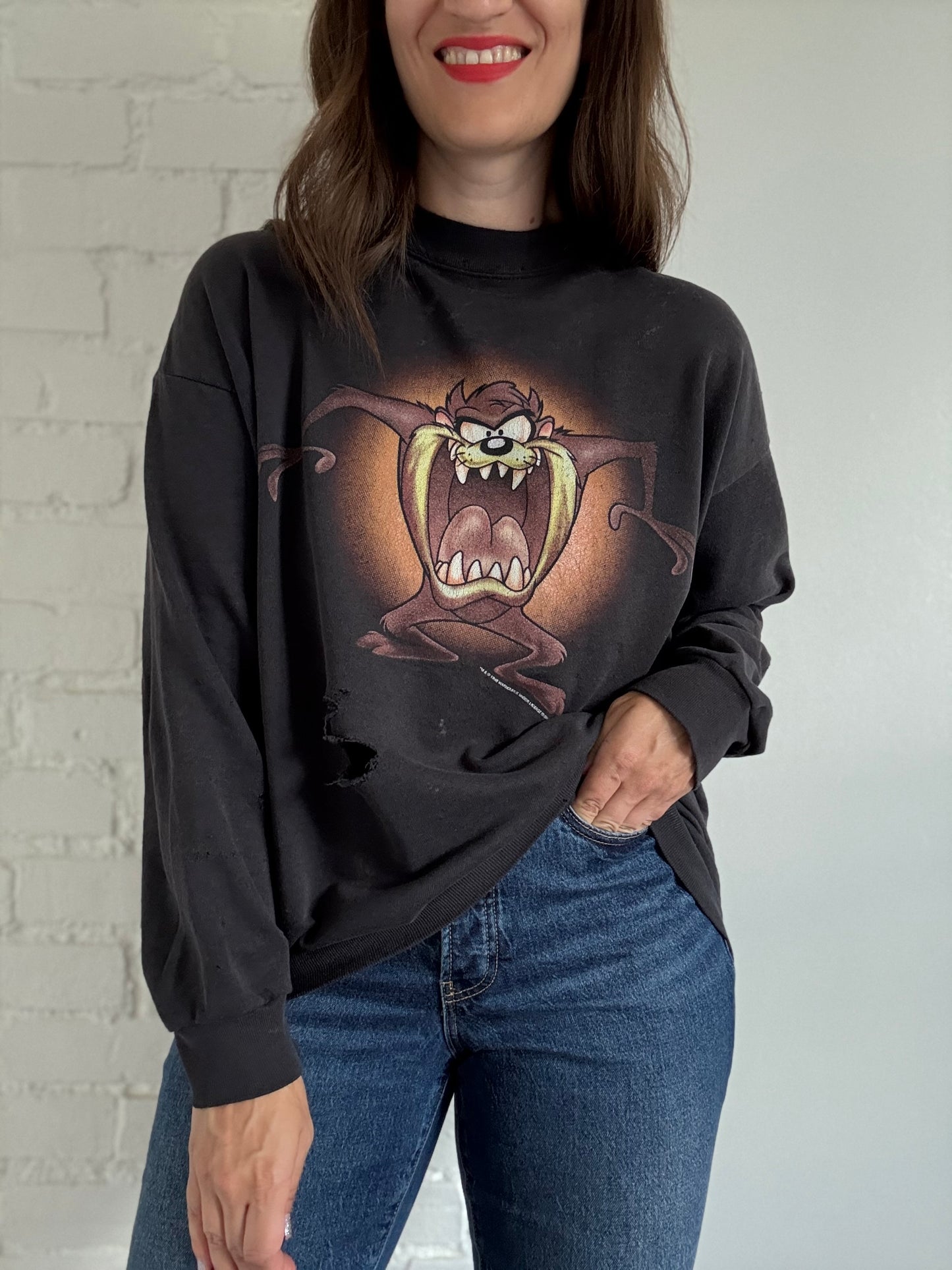 1992 Tasmanian Devil Crewneck - Size L/XL