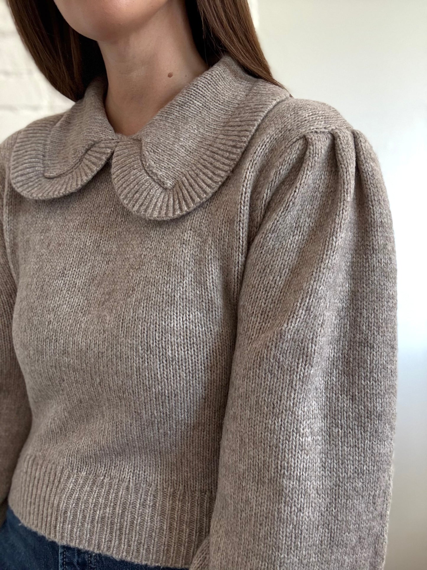 ASTR the Label Peter Pan Knit Sweater - Size XS