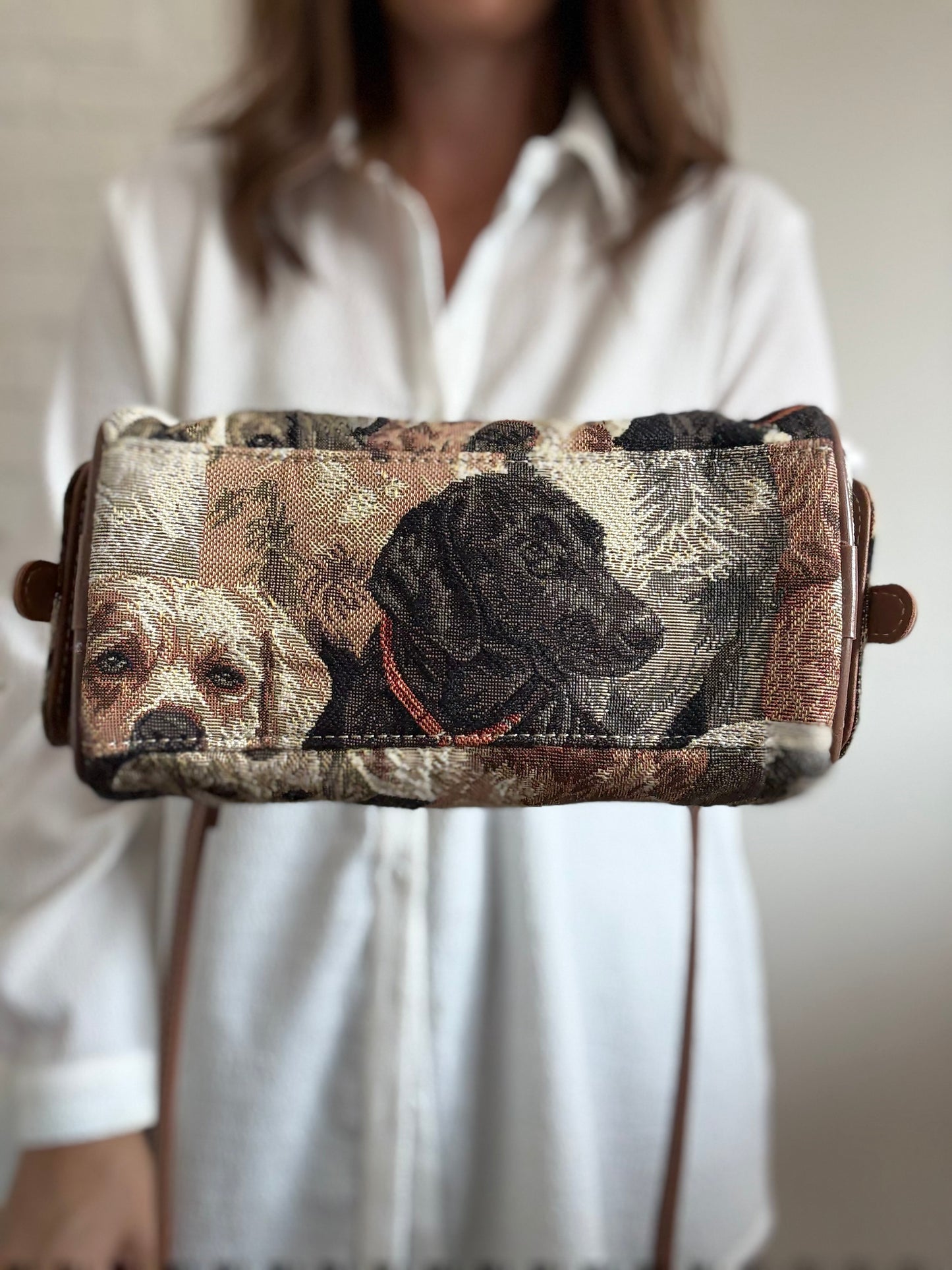 Labrador Canvas Bucket Purse