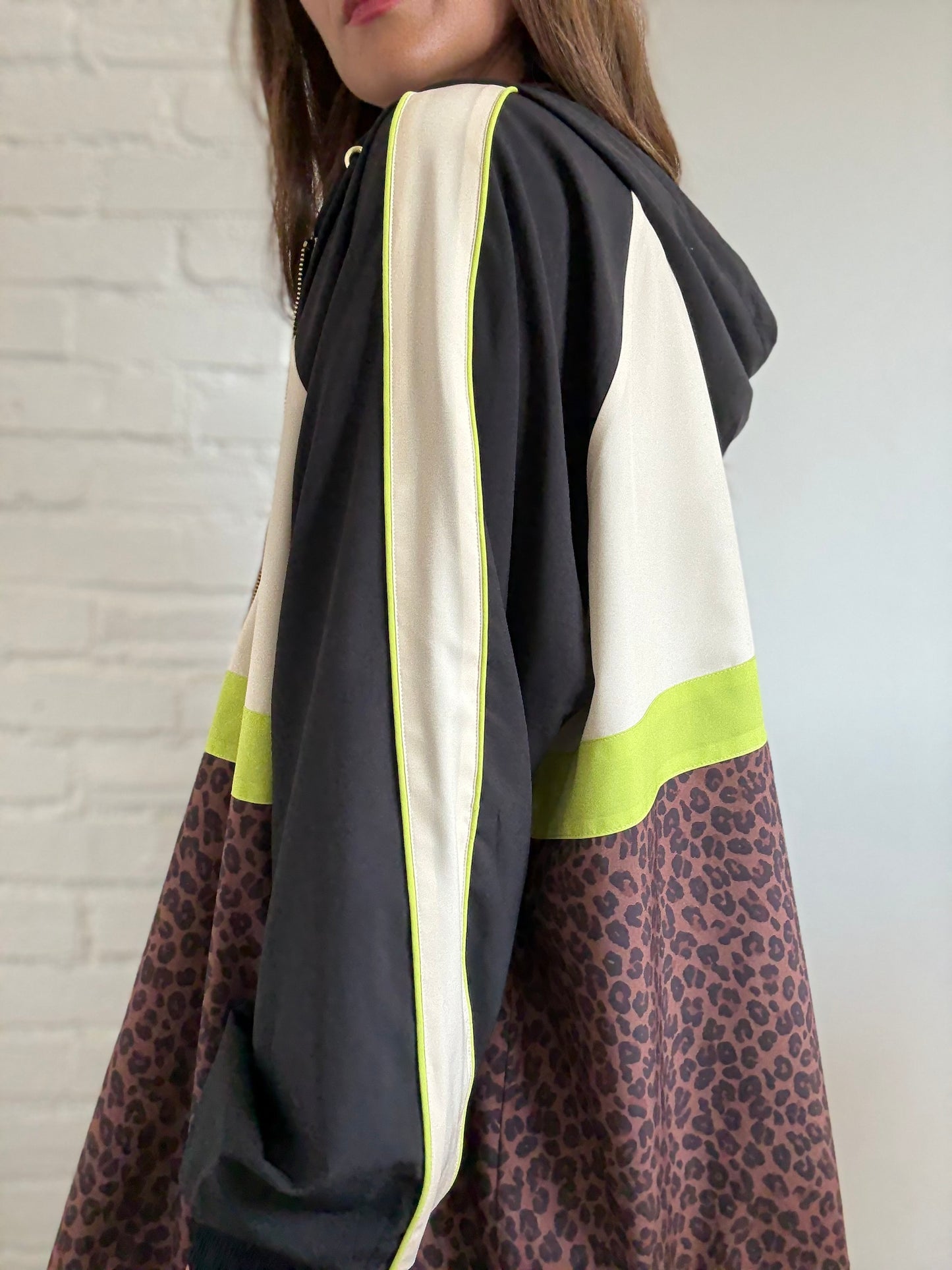 Never Fully Dressed Leopard Windbreaker - Size 20