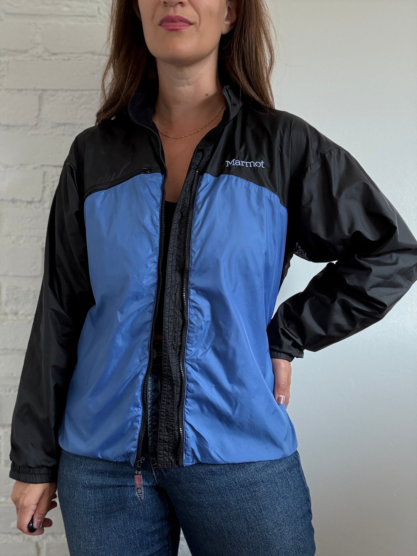 Marmot Fleece-Lined Windbreaker - Size M