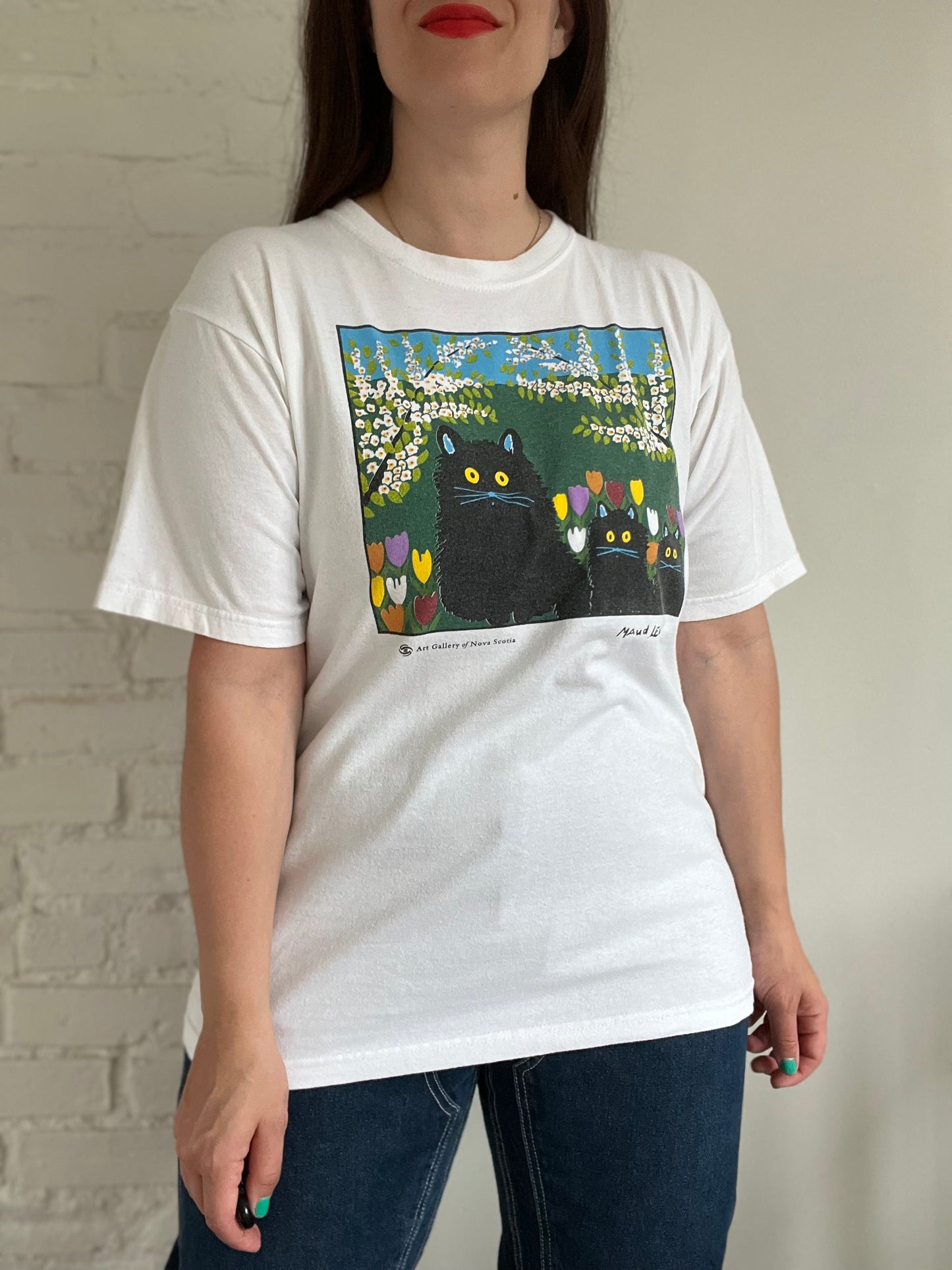 1996 Maud Lewis "Three Black Cats" - Size M Unisex