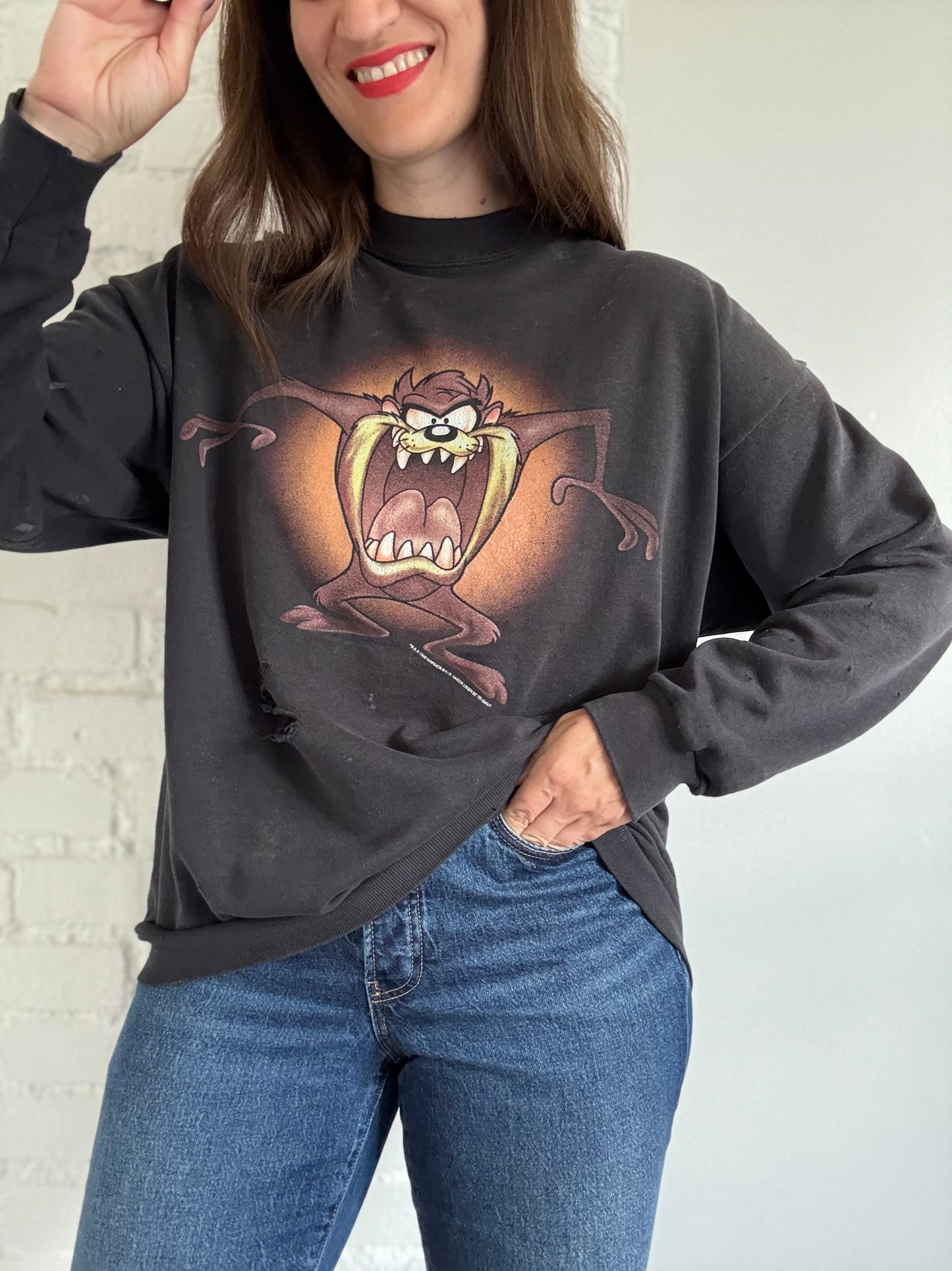 1992 Tasmanian Devil Crewneck - Size L/XL