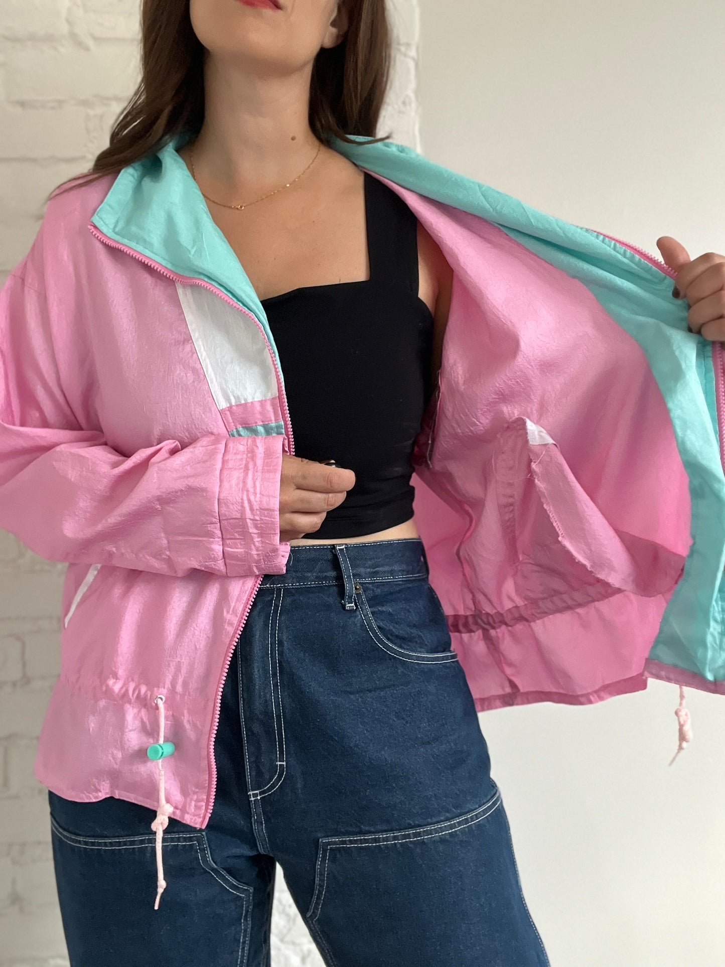 Pink Track Jacket - Size L