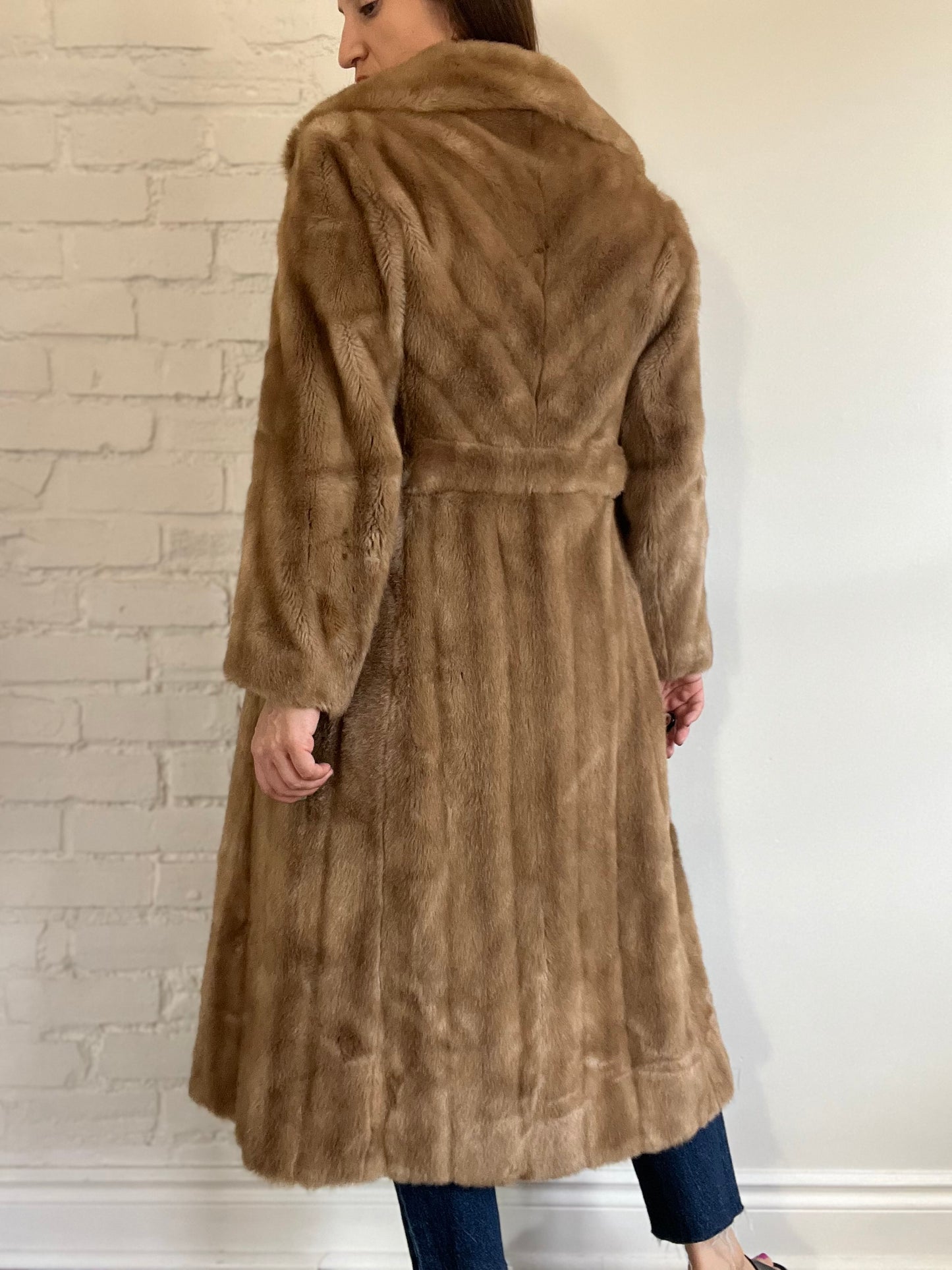 Vintage Faux Fur Jacket - S/M