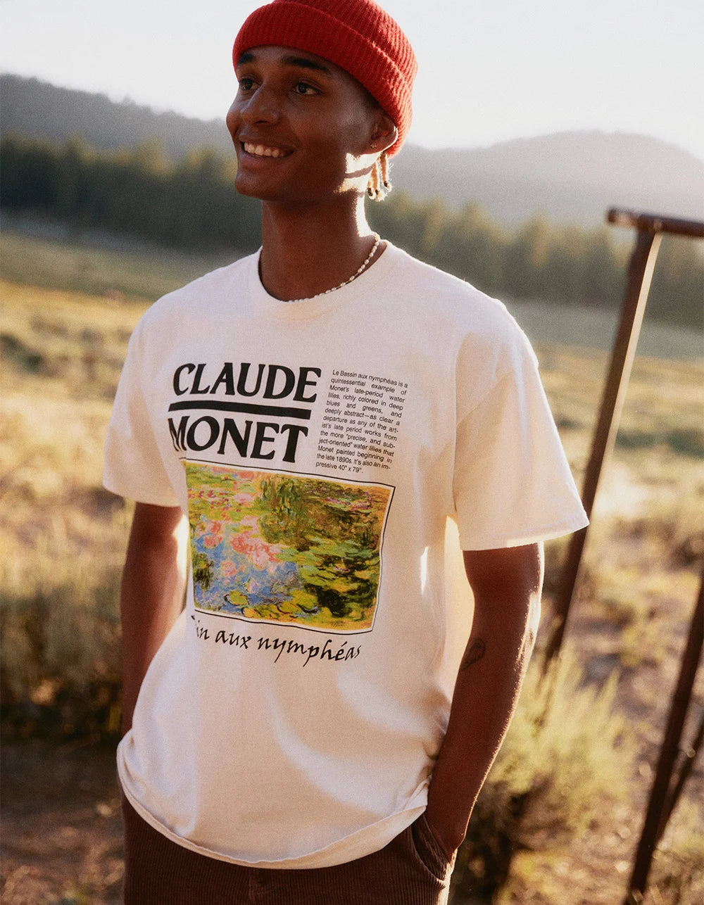 Claude Monet Lily Pond T-Shirt - Sz. M Unisex