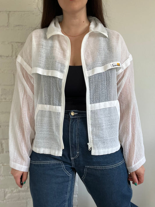 Sunveil White Jacket - M