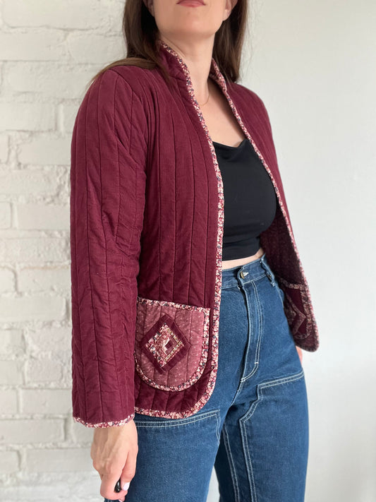 Vintage Patchwork Chore Jacket - S