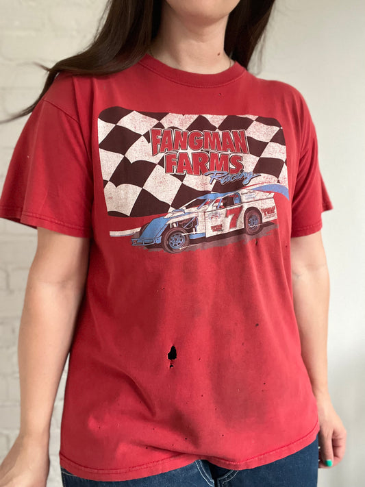Flagman Farms Racing Thrashed T-Shirt - L