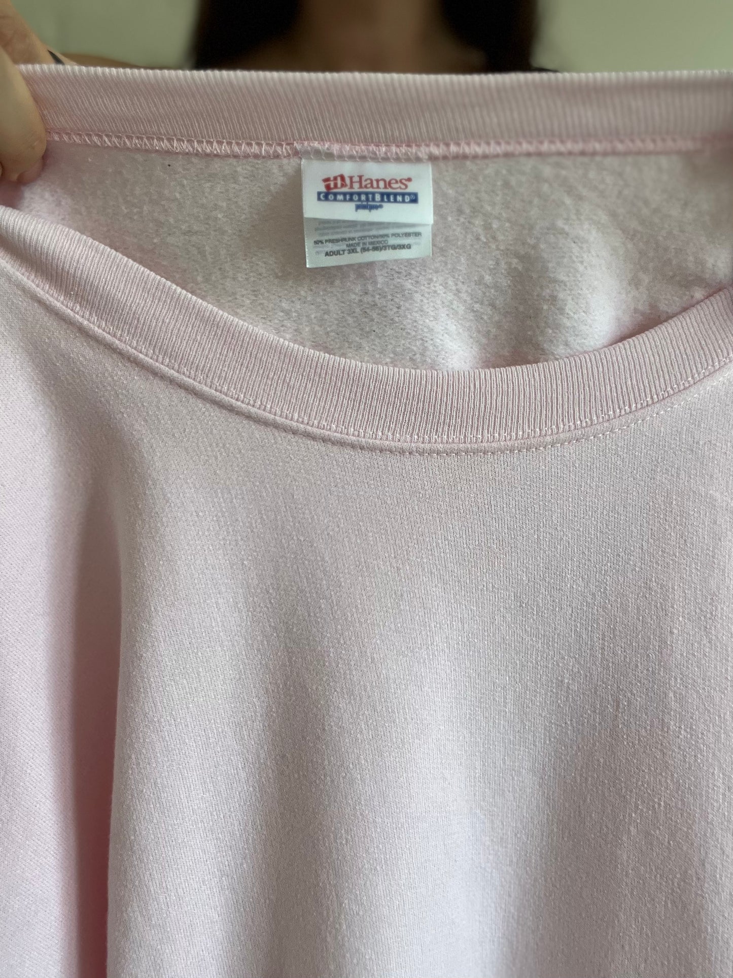 Pink Hanes Comfort Blend Sweater - 3XL