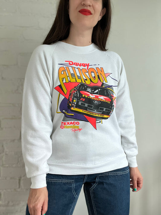 Vintage Davey Allison Nascar Sweater - S/M