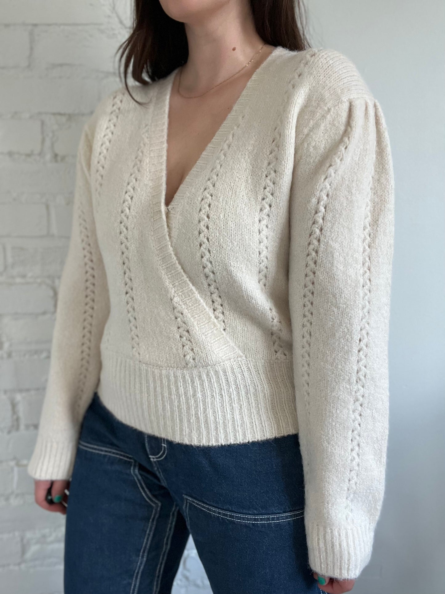 V-Neck Serenity Sweater - XL