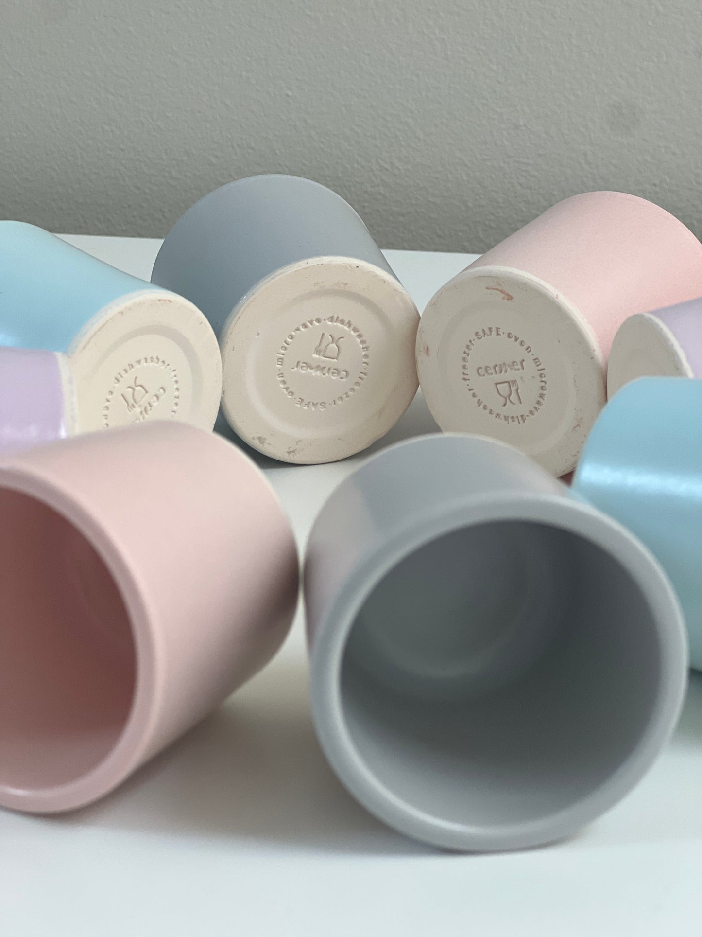 Ceramic Pastel Espresso Cups