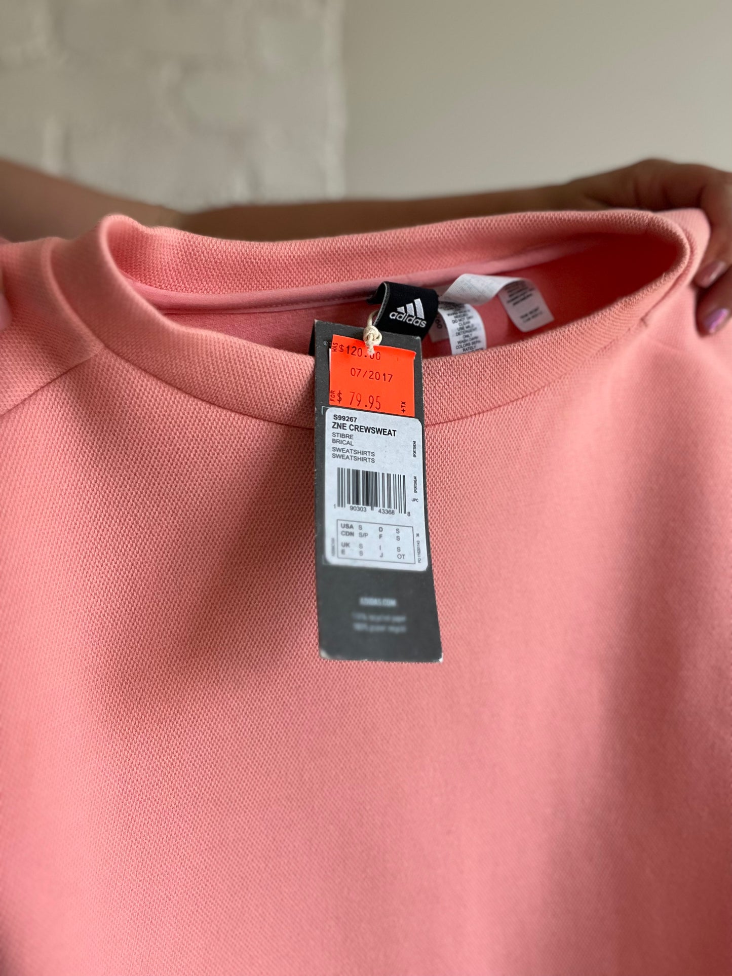 Adidas ZNE Premium Crewsweat Sweatshirt - Mens S