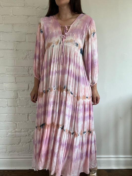 Boho Tie Dye Dress - S-XL