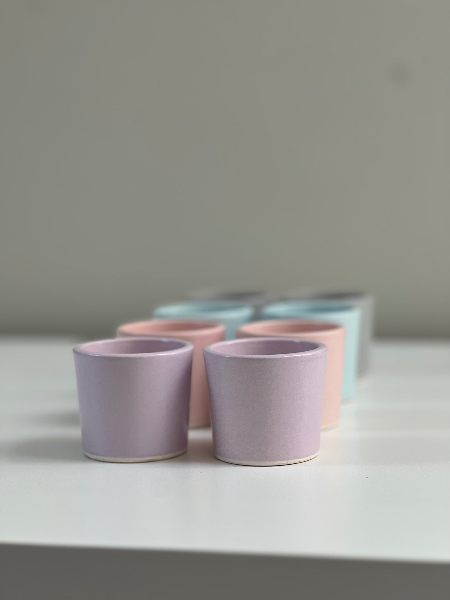 Ceramic Pastel Espresso Cups
