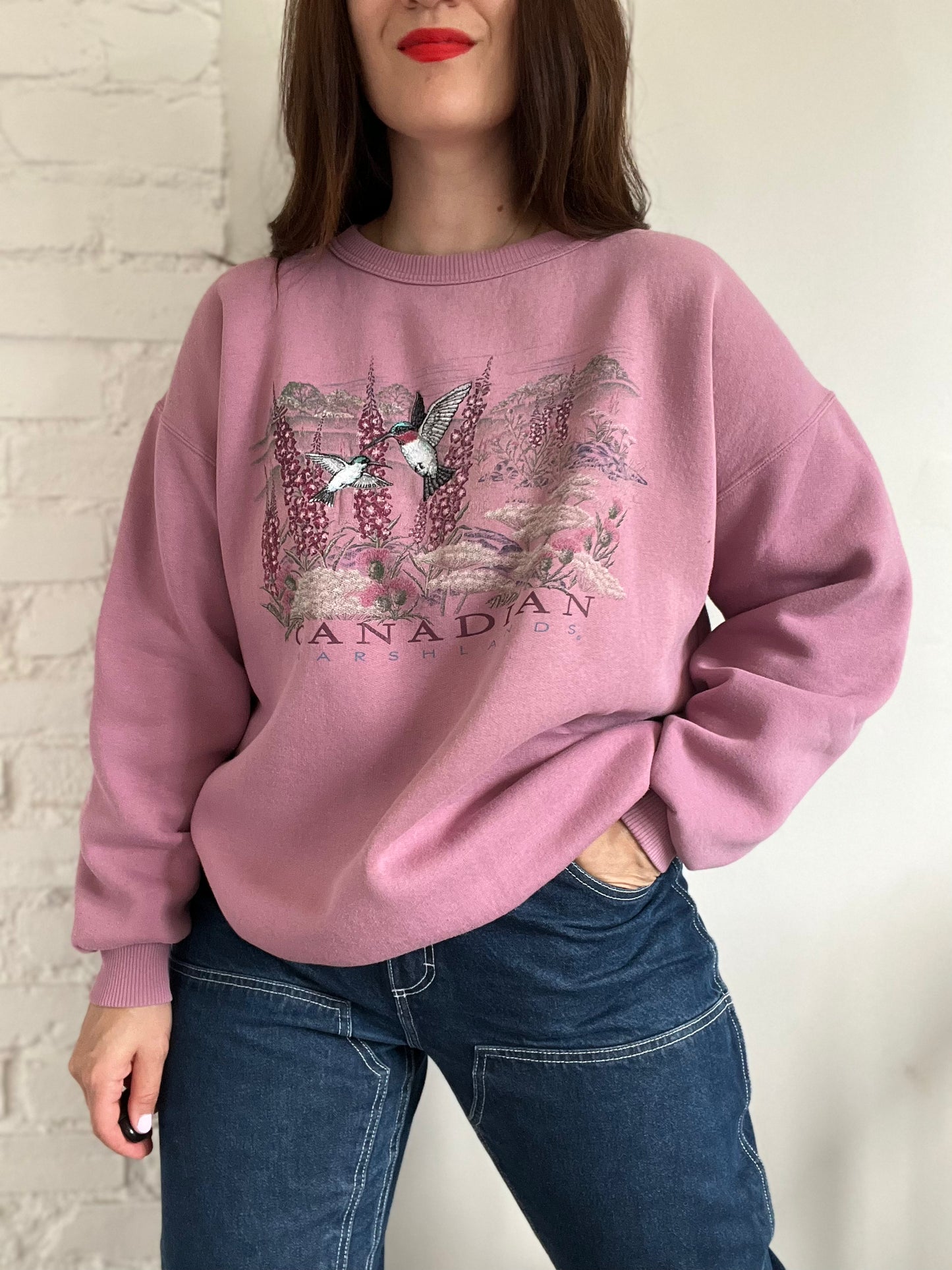 Canadian Marshlands Embroidery Sweater - XL/XXL