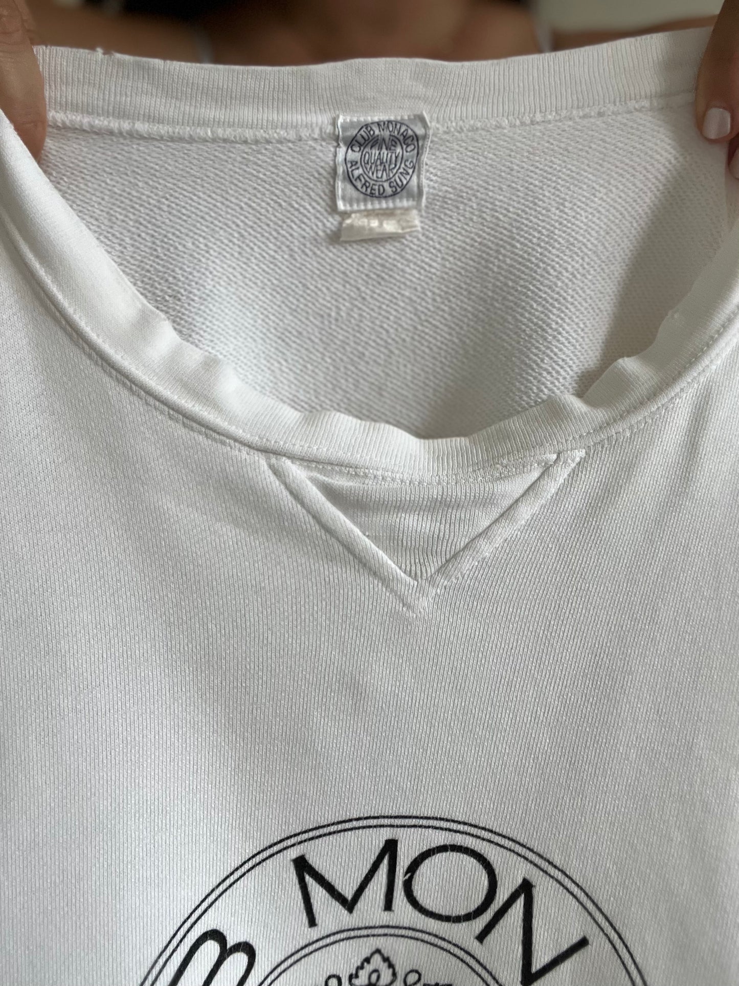 1985 Club Monaco Heritage Crest Sweater - L