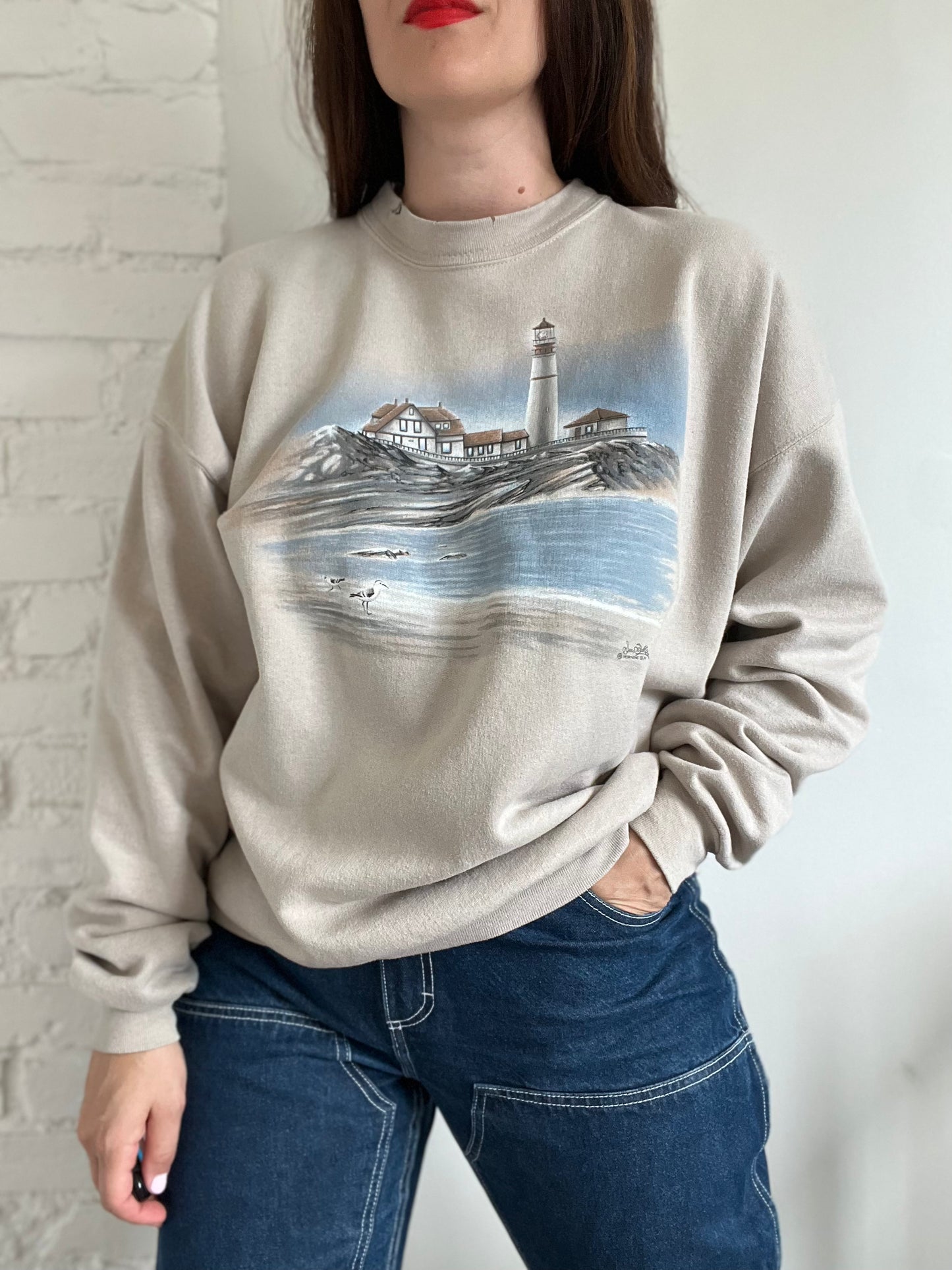 Diamond Lighthouse Sweater - XL