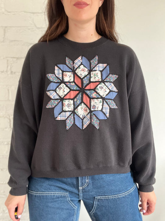 Quilted Lee Heavyweight Sweater - L/XL