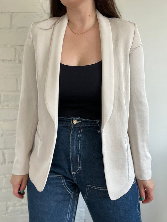 Escada Neutral Powder Blazer - 38 or M