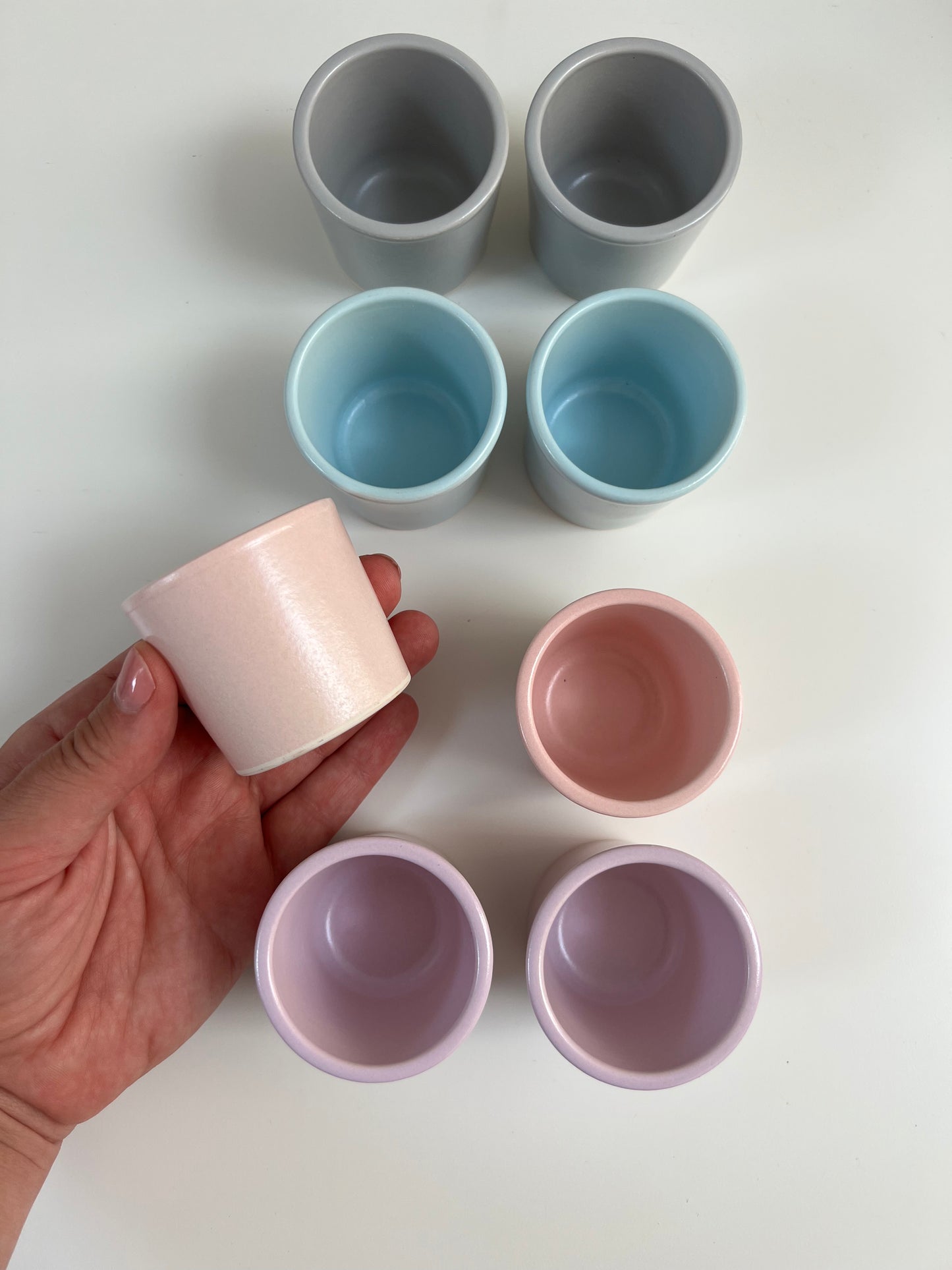 Ceramic Pastel Espresso Cups