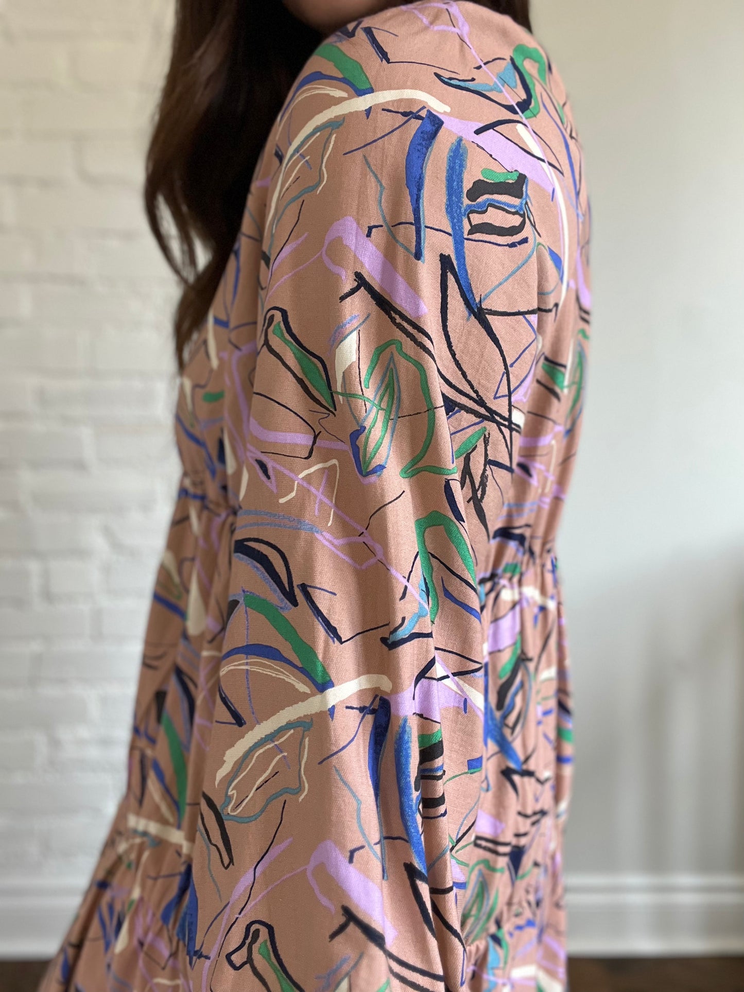 Tiered Babydoll Dress - L