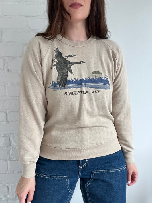 Singleton Lake Vintage Sweater - L