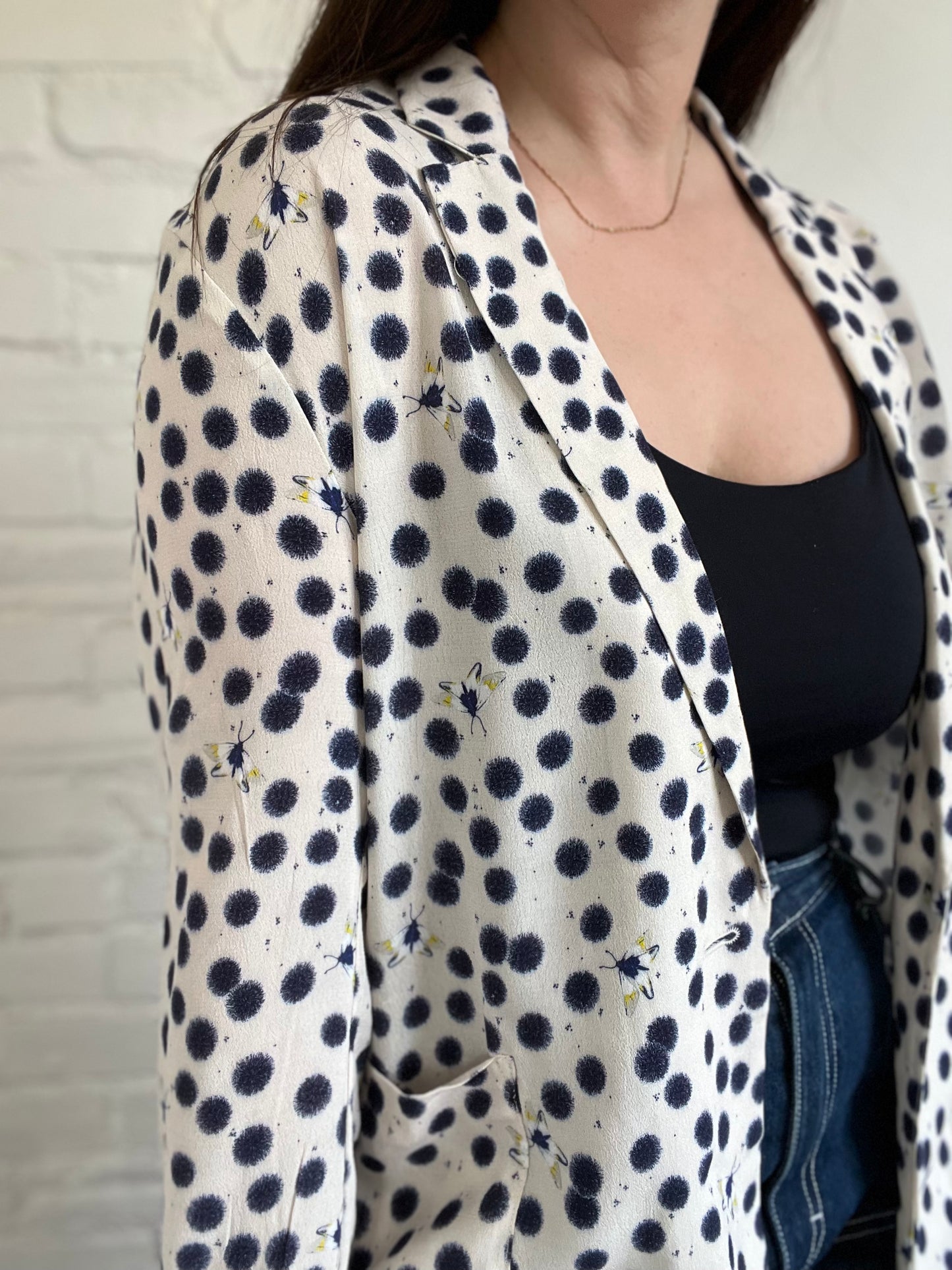 Anna Glover x H&M Moth Crepe Blazer - 8