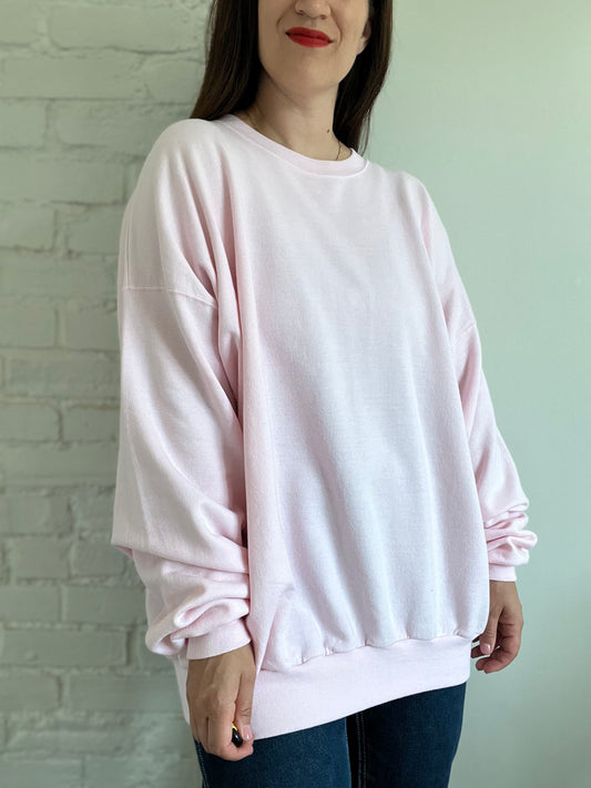 Pink Hanes Comfort Blend Sweater - 3XL