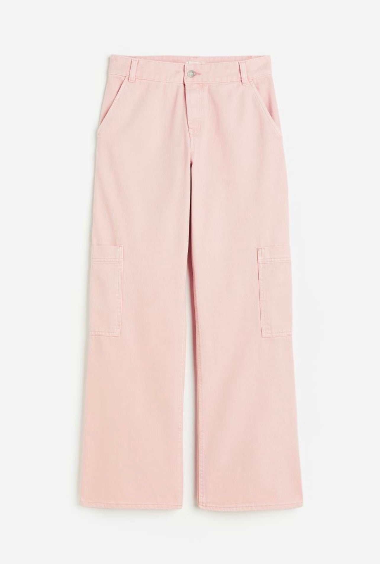 *NEW* Pink Wide-Leg Cargo Pants - 12