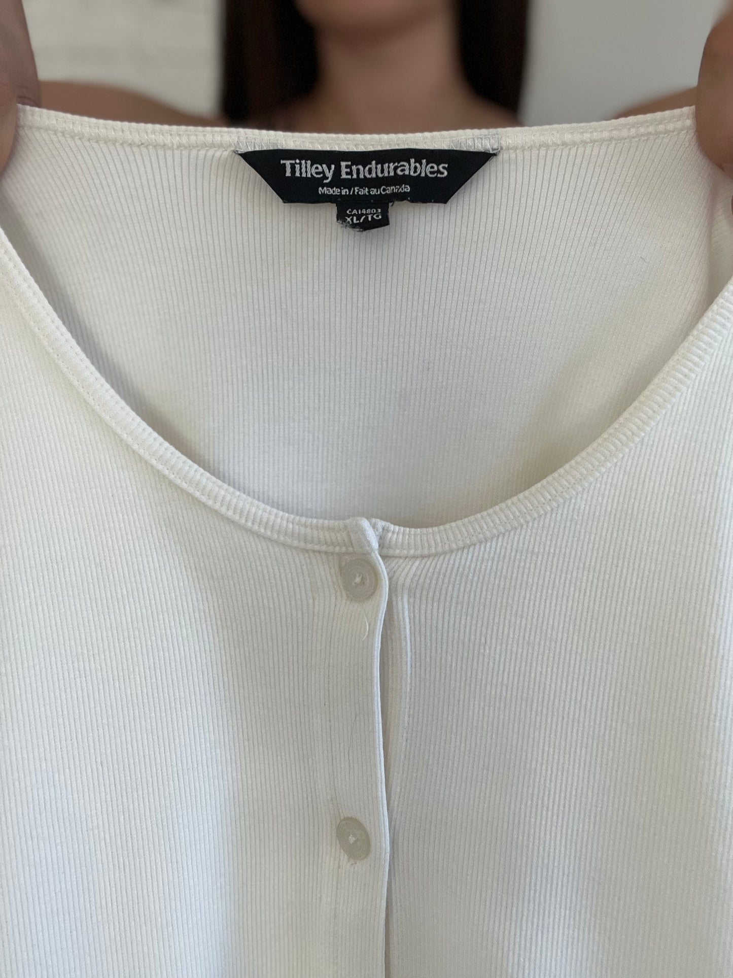 Tilley Endurables Ribbed Top - Size XL