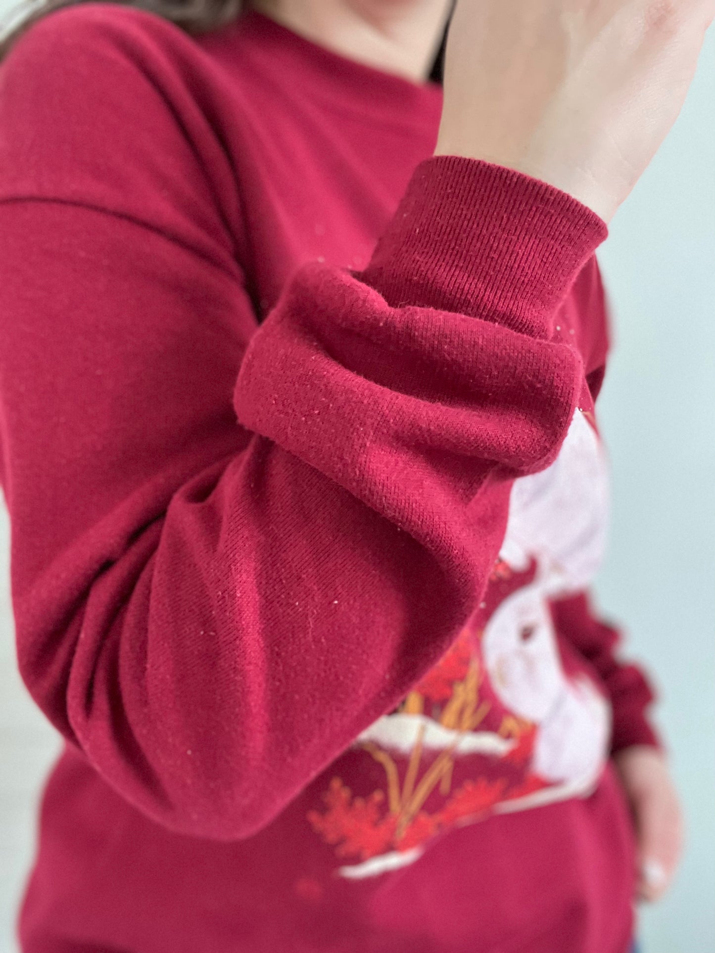 Northern Shrike & Bunnies Crewneck - L