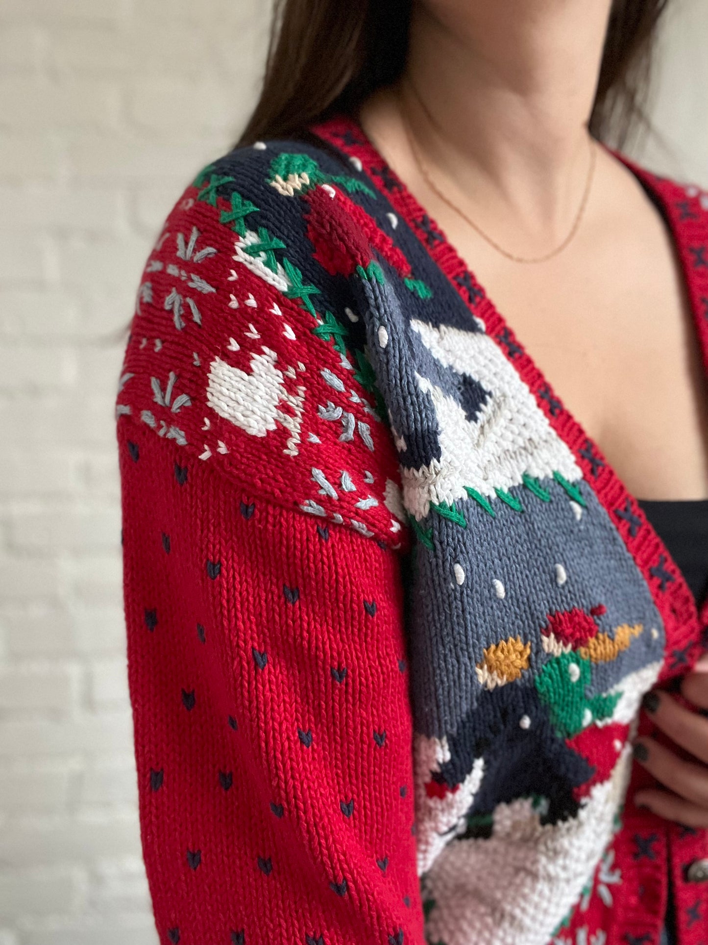 Let it Snow Knit Sweater - M/L