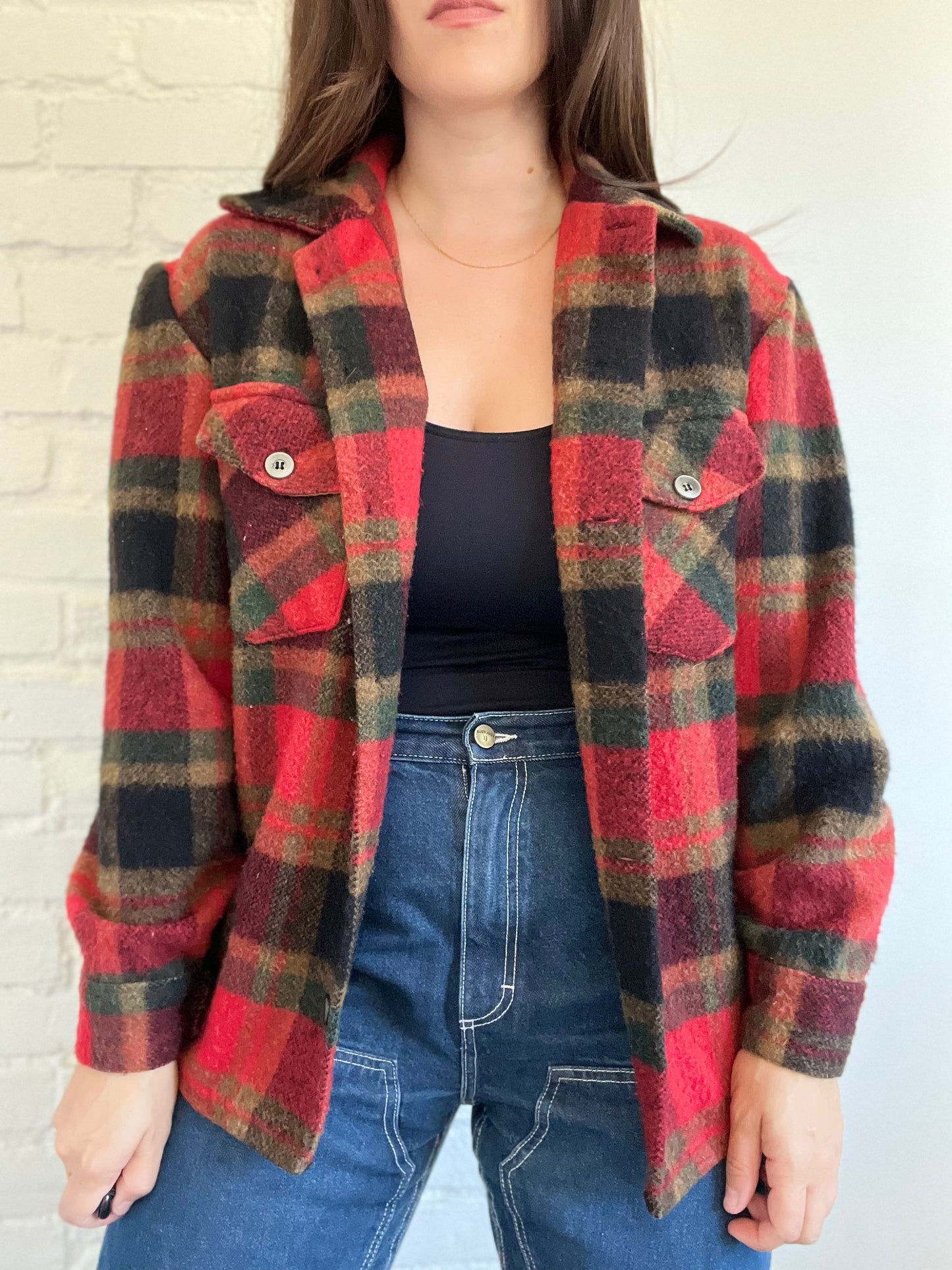 100% Wool Lumber Jac Shacket - Size M