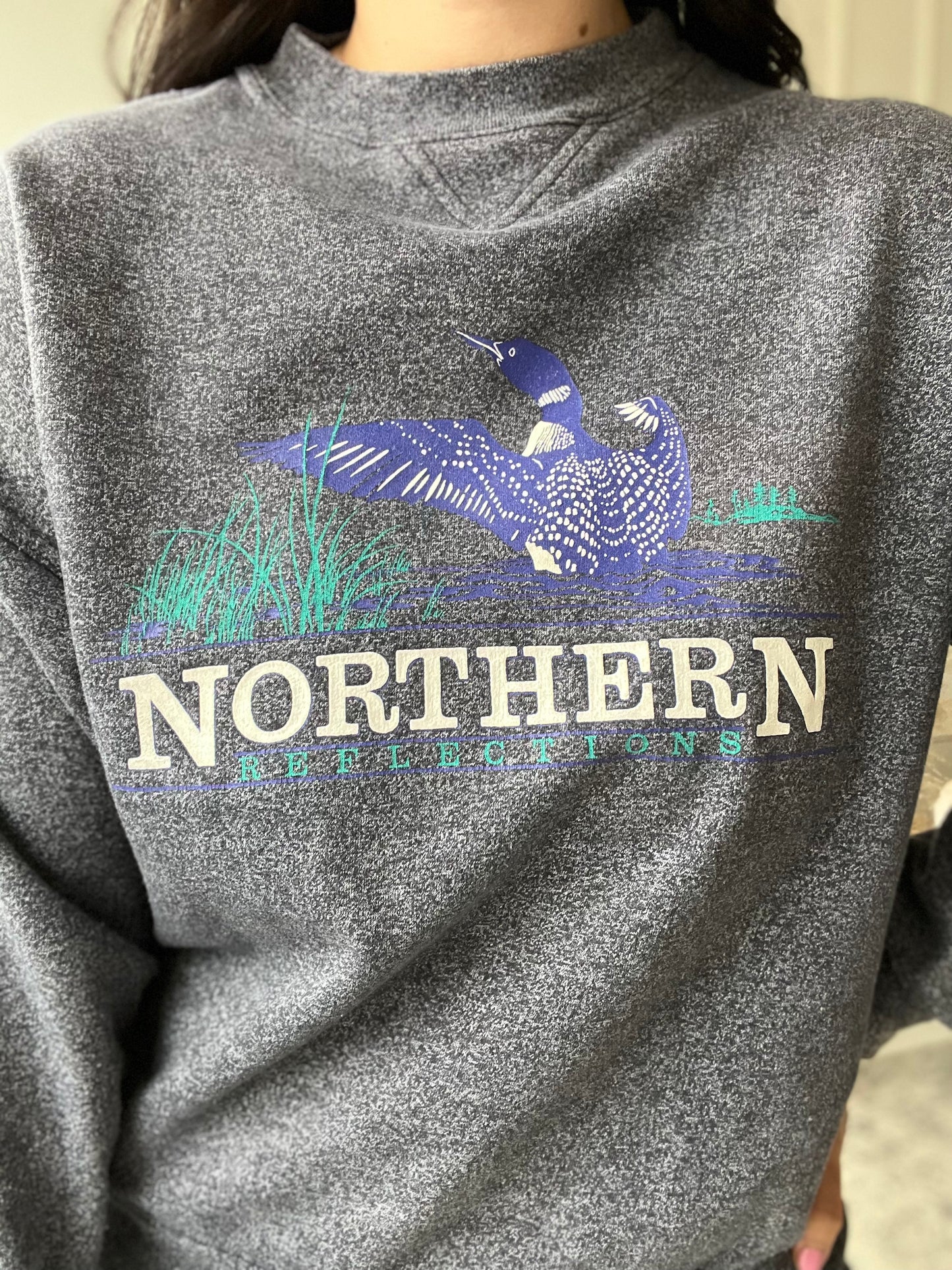 Northern Reflections Loon Crewneck - Size M/L