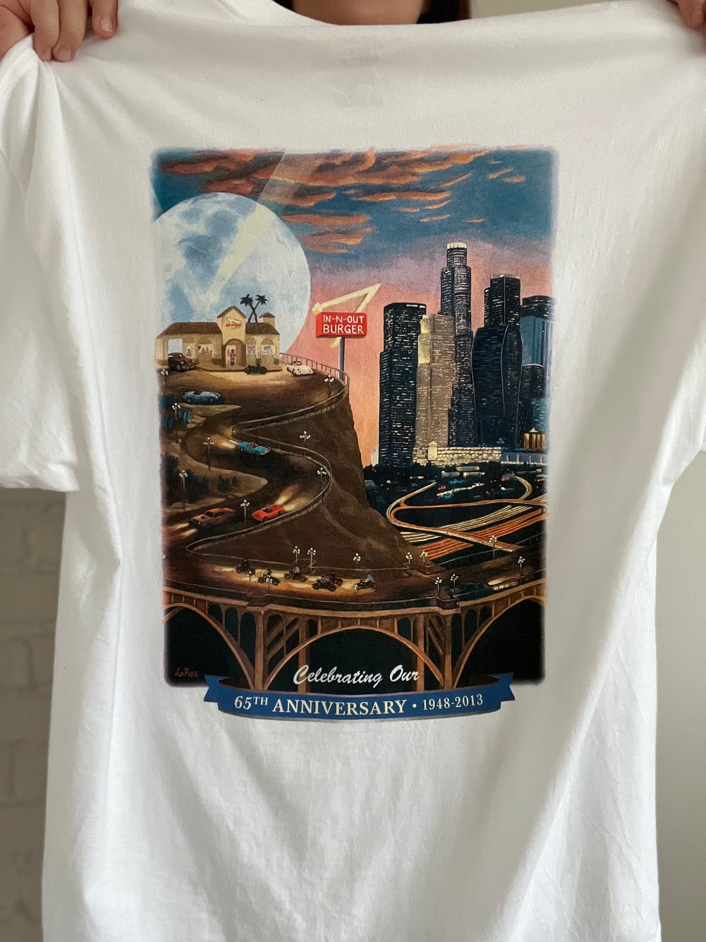 IN-N-OUT Burger Vintage Milestone Graphic T-Shirt - XL