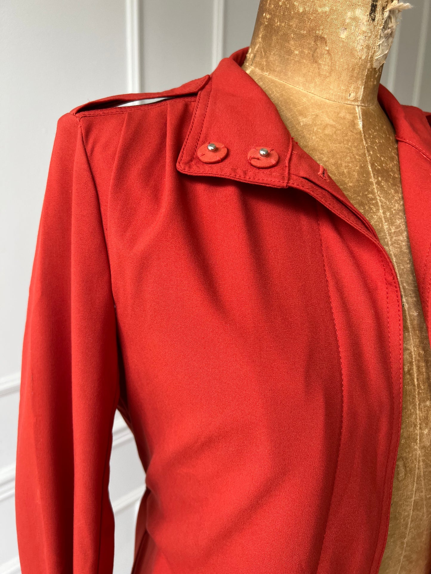 NEW Rust Orange Trench Coat - Size 2