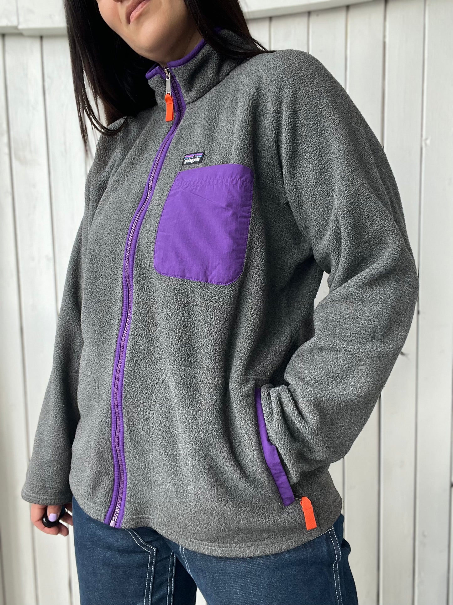 Patagonia Purple Zip Up - Size L