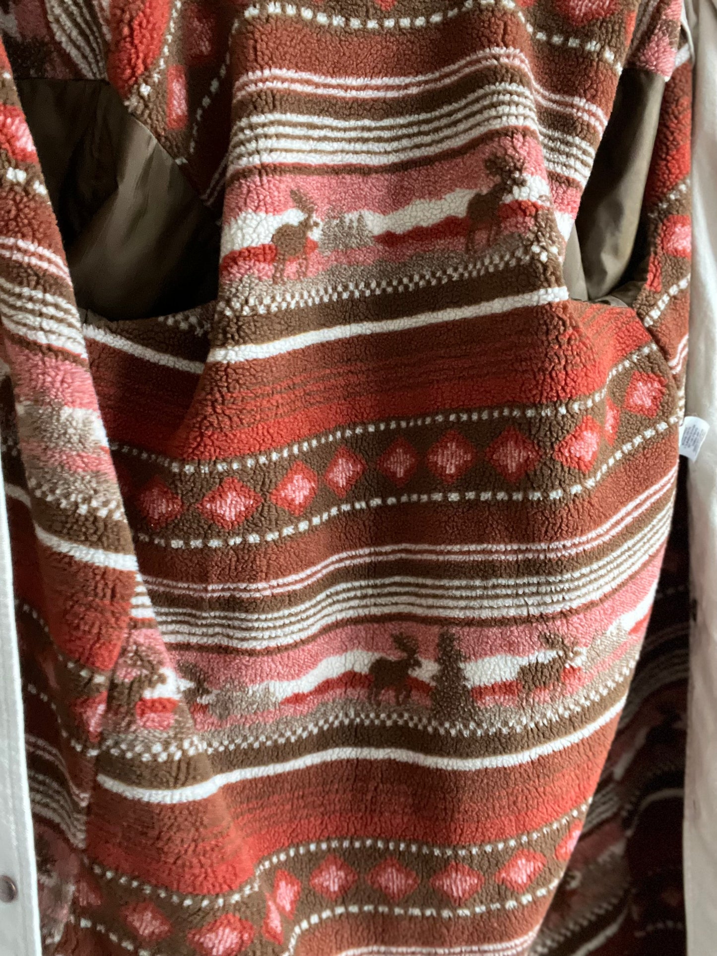 Vintage L.L.Bean Sherpa Lined Trench Coat - L