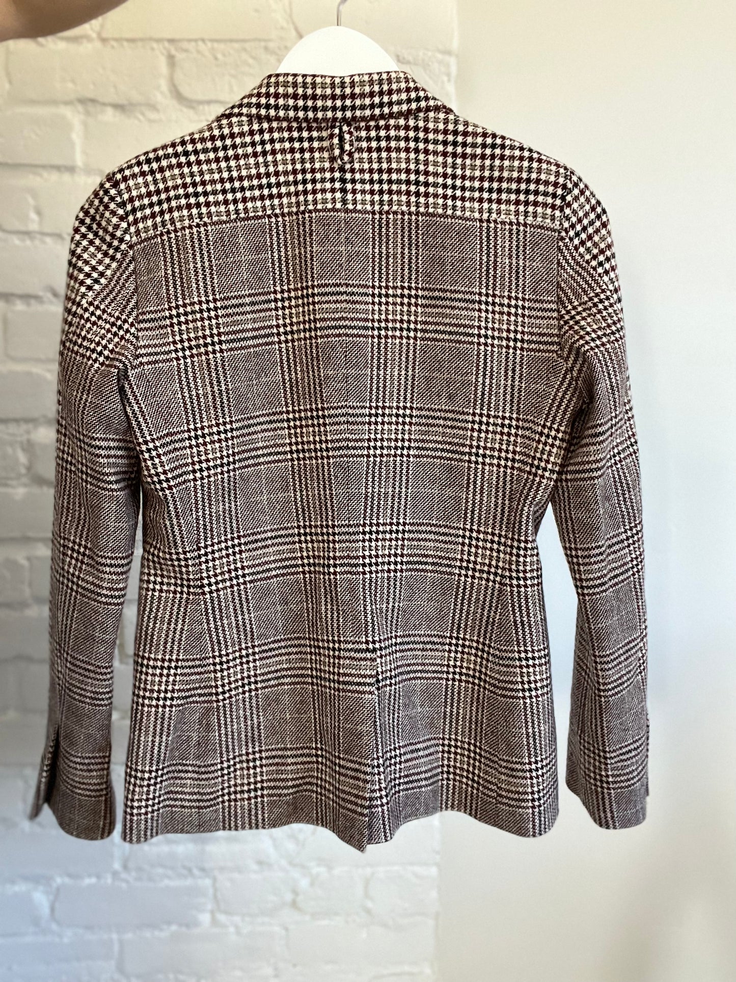 Made in Japan Plaid Blazer - Size S