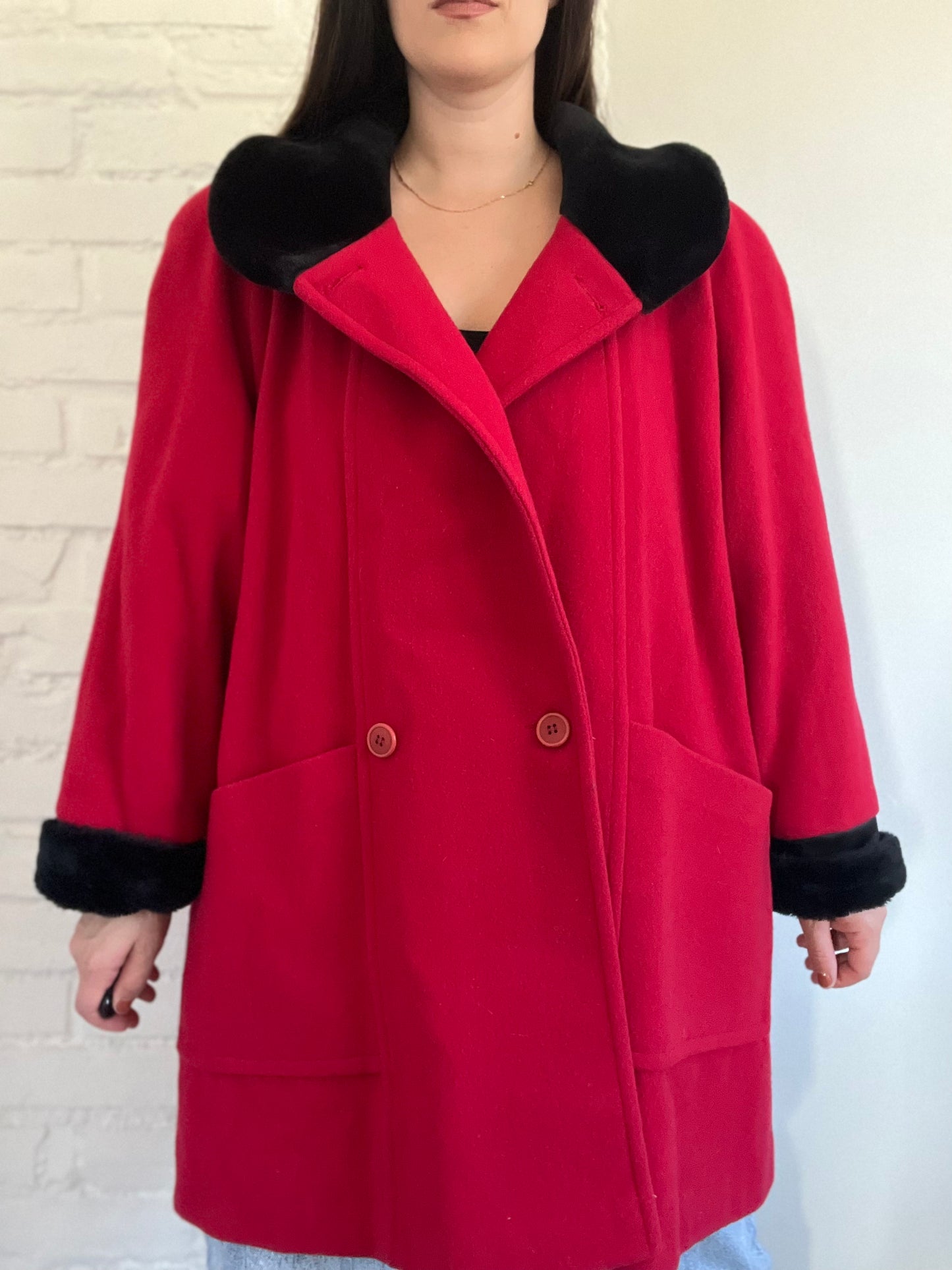 Bright Poppy Swing Jacket - Size L