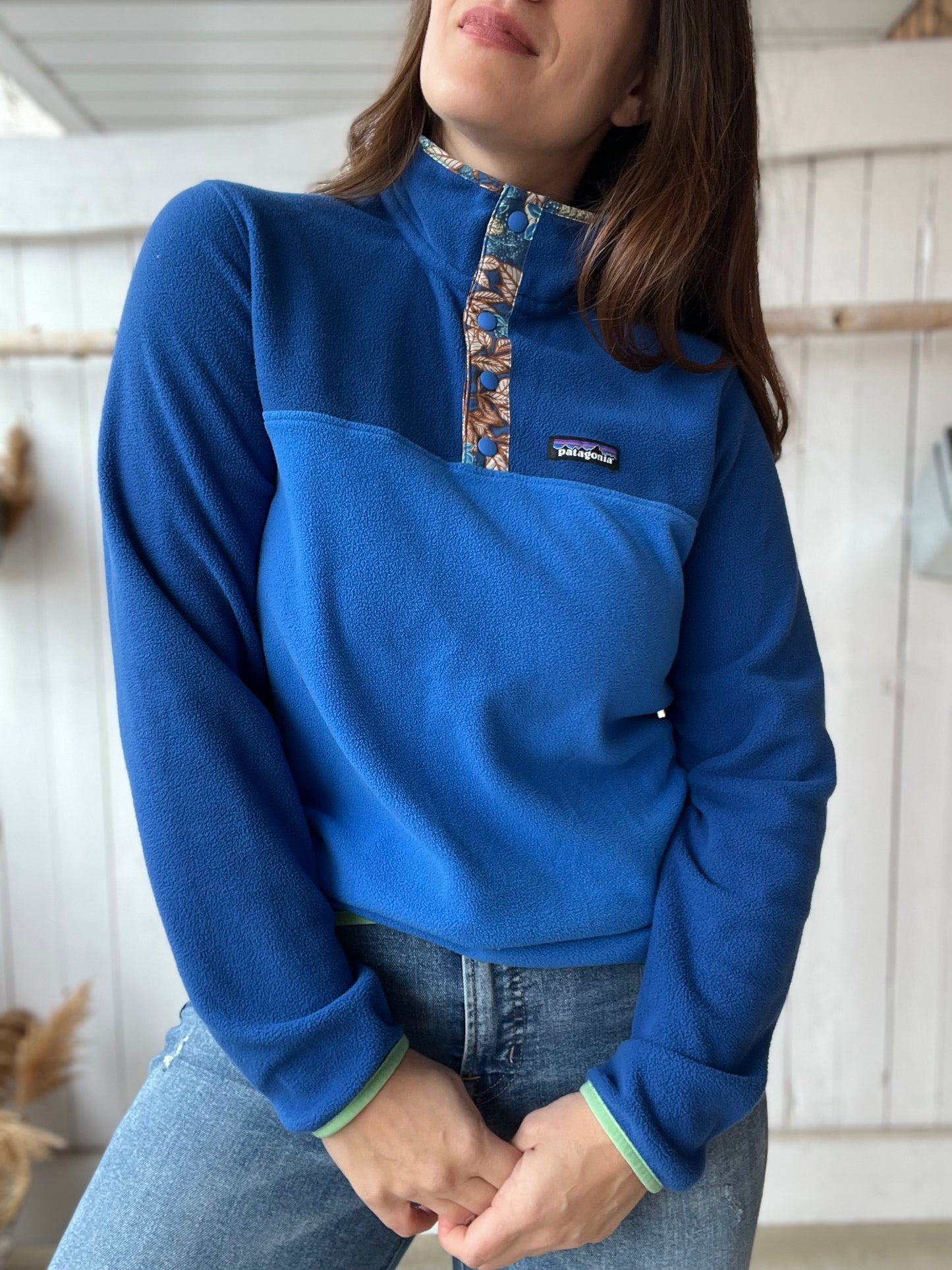 Abstract Patagonia Synchilla Fleece - Size M