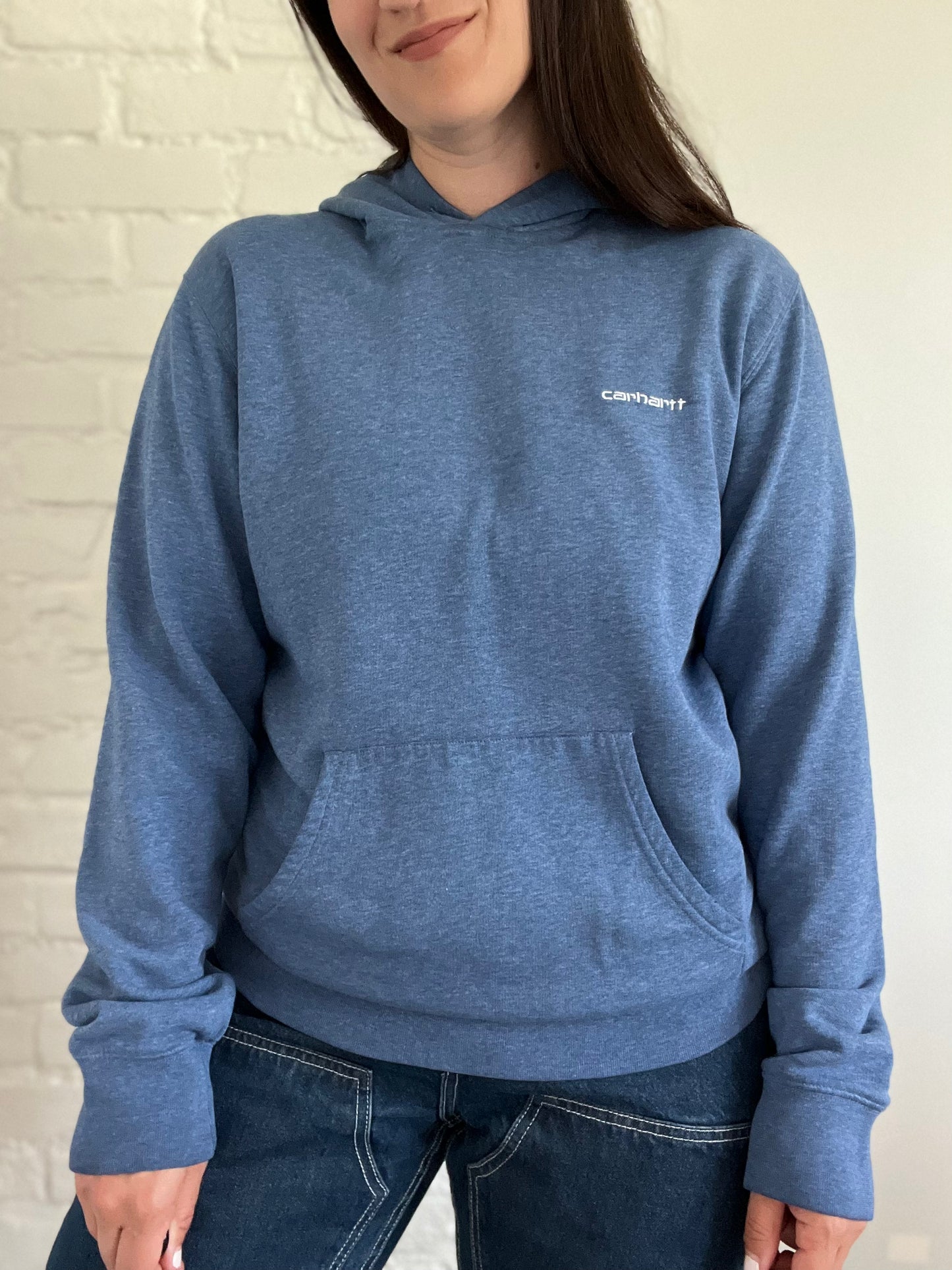 Blue Carhartt Hoodie  - Size M
