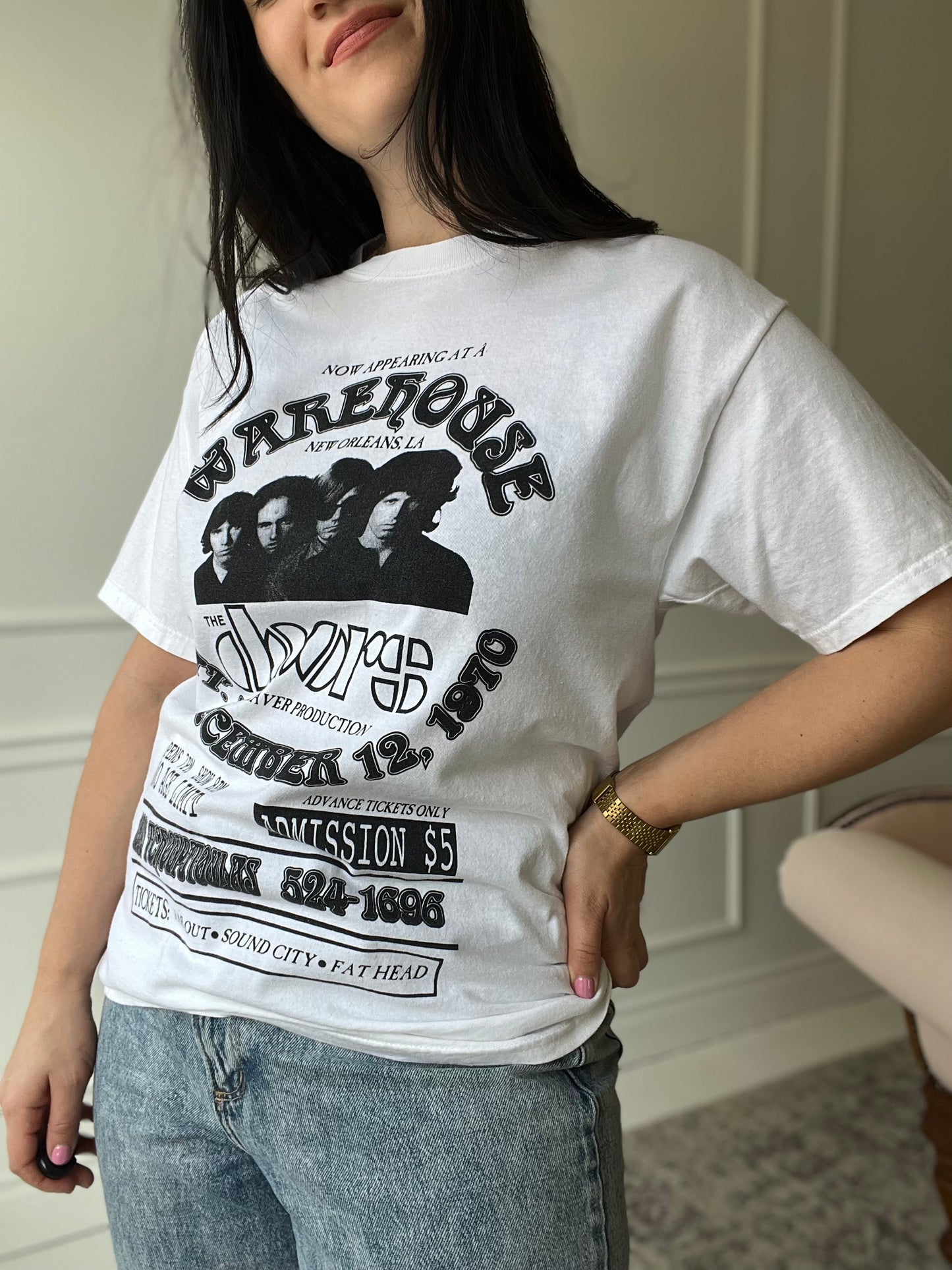 The Doors Warehouse NOLA Tee - Size Mens L