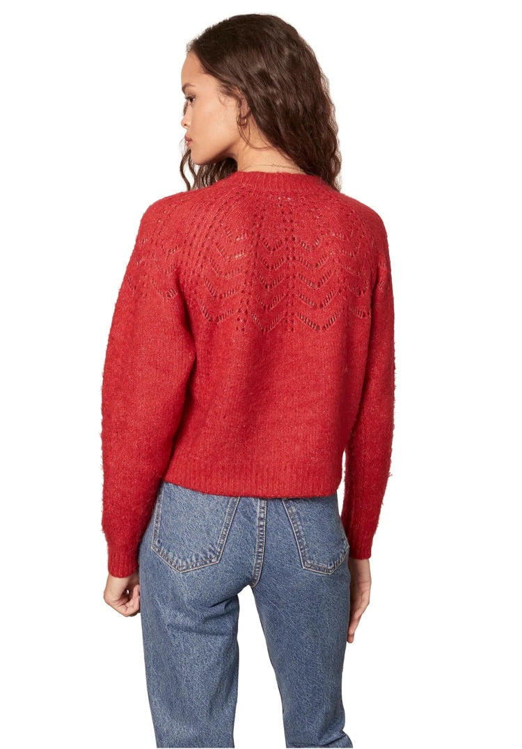 Apple Red Cozy Crop - Size M